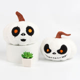 Halloween White Pumpkin Plush Toy Soft Stuffed Doll Birthday Holiday Gifts Home Decor