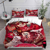 Hazbin Hotel Cosplay Bedding Sets Duvet Cover Halloween Comforter Sets