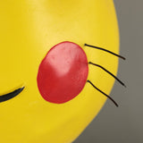 Maneki Neko Small Lucky Money Cat Gold Helmet Halloween Animal  Fancy Dress Cosplay Latex Helmet