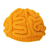 Horror Brain Shape Cosplay Knitted Hat Halloween Caps
