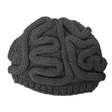 Horror Brain Shape Cosplay Knitted Hat Halloween Caps