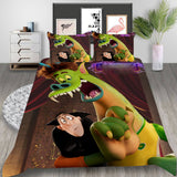 Hotel Transylvania 4 Transformania Cosplay Bedding Set Duvet Cover Halloween Bed Sheets