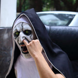 2018 The Nun Cosplay Demon Nun Horror Mask The Conjuring Valak Mask Full Head Terror Scary Halloween Party Props - bfjcosplayer