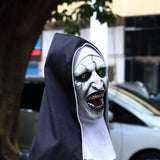 2018 The Nun Cosplay Demon Nun Horror Mask The Conjuring Valak Mask Full Head Terror Scary Halloween Party Props - bfjcosplayer