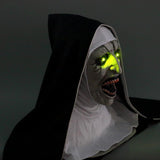 2018 The Nun Cosplay Demon Nun Horror Mask The Conjuring Valak Mask Full Head Terror Scary Halloween Party Props - bfjcosplayer