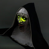 2018 The Nun Cosplay Demon Nun Horror Mask The Conjuring Valak Mask Full Head Terror Scary Halloween Party Props - bfjcosplayer