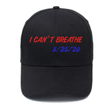 I can't breathe embroidered baseball cap sports Hat