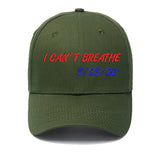 I can't breathe embroidered baseball cap sports Hat