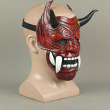 Japanese Ghost Hannya Cosplay Latex Helmet Halloween Props