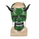 Japanese Ghost Hannya Cosplay Latex Helmet Halloween Props
