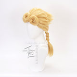 JoJo's Bizarre Adventure Giorno Giovanna Cosplay Wig Halloween Props