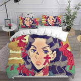 JoJo's Bizarre Adventure Stone Ocean Cosplay Bedding Sets Duvet Cover Halloween Comforter Sets