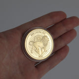 John Wick Continental Hotel Gold Coin Movie Replica Props Accessories Metal Halloween Party Costume Prop