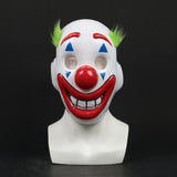 2019 Joker Pennywise Mask Stephen King Clown Cosplay Masks Green Hair Halloween Party Costume Prop - bfjcosplayer