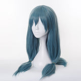 Jujutsu Kaisen Zenin Maki Teal Cosplay Wig Halloween Props