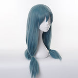 Jujutsu Kaisen Zenin Maki Teal Cosplay Wig Halloween Props