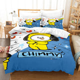 LINE HELLO BT21 Cosplay Bedding Sets Duvet Cover Halloween Comforter Sets