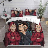La casa de papel Cosplay Bedding Sets Duvet Cover Halloween Comforter Sets