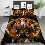 Loki Season 1 Cosplay Bedding Set Duvet Cover Halloween Bed Sheets