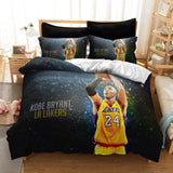 Los Angeles Lakers Kobe Cosplay Bedding Set Duvet Cover Halloween Bed Sheets