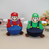 Mario Luigi Plush Toy Soft Stuffed Doll Big Belly Sumo Doll Birthday Holiday Gifts