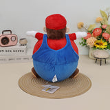 Mario Luigi Plush Toy Soft Stuffed Doll Big Belly Sumo Doll Birthday Holiday Gifts