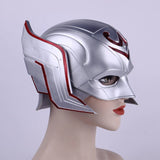 Thunder Women Helmet Superhero Soft PVC Cosplay Mask For Halloween