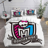 Monster High Bedding Sets Bed Quilt Cover Pillow Case Halloween Cosplay Comforter Sets