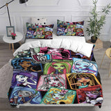 Monster High Bedding Sets Duvet Cover Halloween Cosplay Comforter Sets