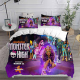 Monster High Bedding Sets Duvet Cover Halloween Cosplay Comforter Sets