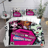 Monster High Bedding Sets Duvet Cover Halloween Cosplay Comforter Sets