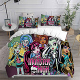 Monster High Bedding Sets Duvet Cover Halloween Cosplay Comforter Sets