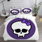 Monster High Bedding Sets Duvet Cover Halloween Cosplay Comforter Sets