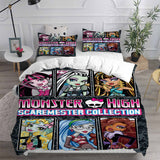 Monster High Bedding Sets Duvet Cover Halloween Cosplay Comforter Sets