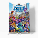 Monsters University Cosplay Flannel Blanket Room Decoration Throw