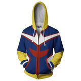 My Hero Academia All¡¤Might Cosplay Hoodie Halloween Costume