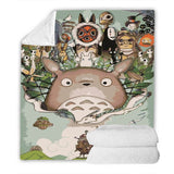 My Neighbor Totoro Cosplay Blanket Halloween Throw