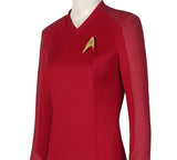 Star Trek: Strange New Worlds Uniforms Long Sleeve Top Starfleet Cosplay Costumes for Women