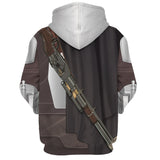 The Mandalorian Hoodie Cosplay Sweater Halloween Costume