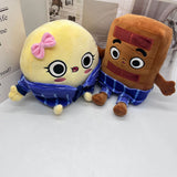 Choco and Pancake Plush Toys Soft Stuffed Gift Dolls for Kids Boys Girls