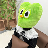 Duo Plushie Green Owl Full Head Mask Birthday Holiday Christmas Gifts