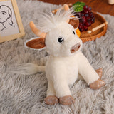 Highland Cow Plush Toys Soft Stuffed Gift Dolls for Kids Boys Girls