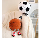 Football Basketball Plush Toy Soft Stuffed Doll Birthday Holiday Gifts for Kids