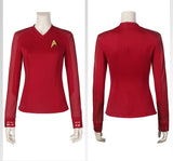 Star Trek: Strange New Worlds Uniforms Long Sleeve Top Starfleet Cosplay Costumes for Women