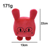 Red Titanic Balloon Cat Plush Toys Soft Stuffed Gift Dolls for Kids Boys Girls