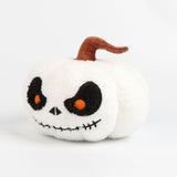 Halloween White Pumpkin Plush Toy Soft Stuffed Doll Birthday Holiday Gifts Home Decor