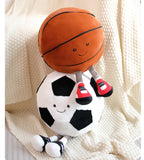 Football Basketball Plush Toy Soft Stuffed Doll Birthday Holiday Gifts for Kids