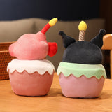 Birthday Cake Plush Toys Soft Stuffed Gift Dolls for Kids Boys Girls