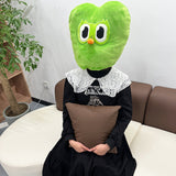 Duo Plushie Green Owl Full Head Mask Birthday Holiday Christmas Gifts