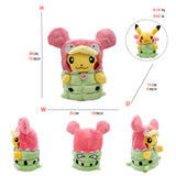 Pikachu Cosplay Plush Toy Soft Stuffed Doll Birthday Holiday Gifts